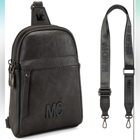 Dark grey sling bag - Picture 4 of 7